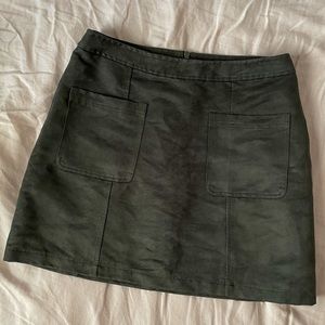 Hunter Green Old Navy Velvet Skirt